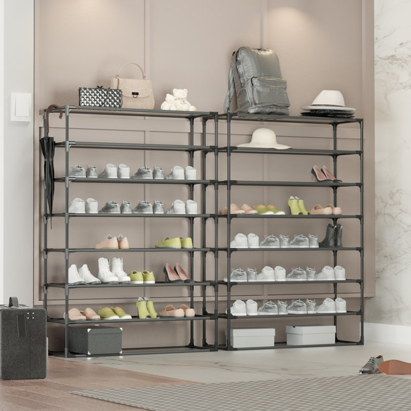 80 Pair Stackable Shoe Rack