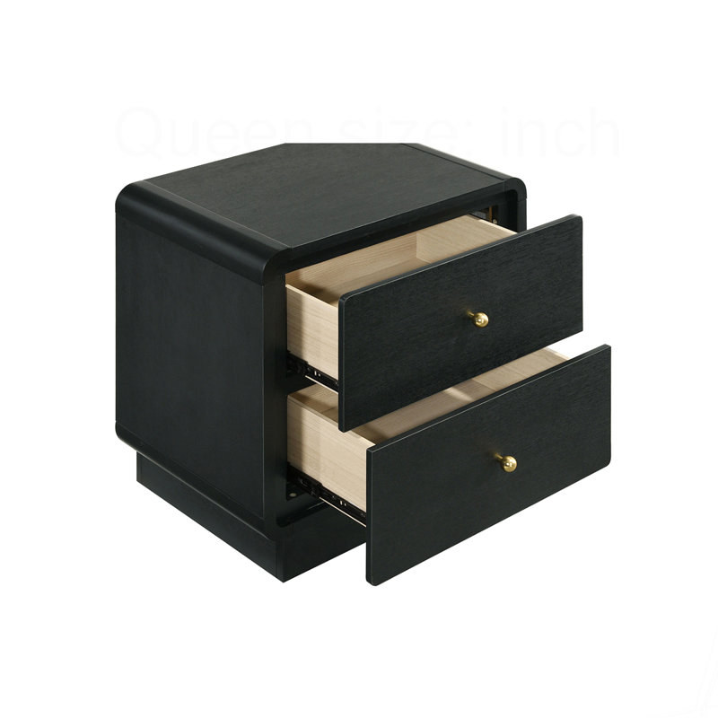 2-drawer Nightstand Bedside Table