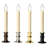 Tisbury Unscented Flameless Taper Candle with Metal Holder-344920807