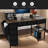 47" Computer Desk With Power Outlet,Writing Desk With 7 Fabric Drawers,Vanity Table Drawers And Large Side Pocket-942265841