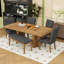 Ensemble de table de salle à manger avec banc et chaises-86147994-86147992