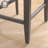 Jennifer Home Upholstered Back Stool with Wood Base for Kitchen-87378905-117574649