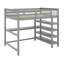 Lit mezzanine double avec tablettes et bureau-1835368701