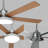 Lumary 52" Smart Ceiling Fan with Light, WiFi Bluetooth Low Profile Ceiling Fan with Alexa/Google/App, RGBAI & Dimmable & Color Tuning, 5"/10" downrods Mount(Silver)-115921088