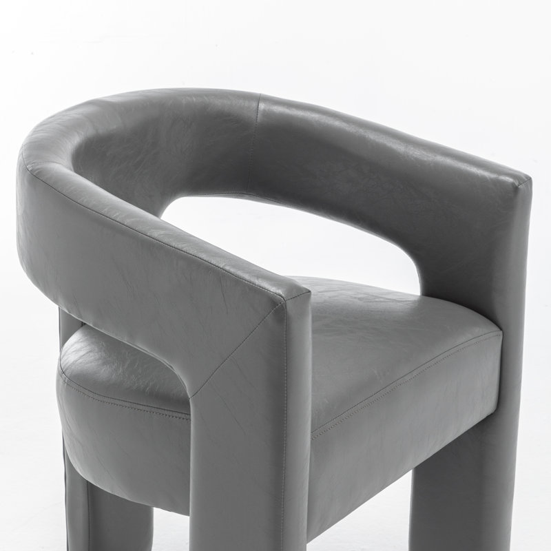 Chaises de salle à manger rembourrées Caleb, Gris