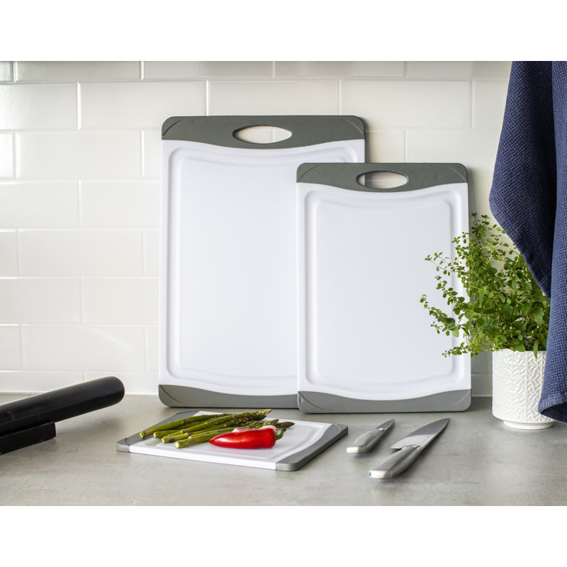 MasterClass Anti-Microbial Non-Slip Chopping Board, 20.5cm W x 25.5cm L