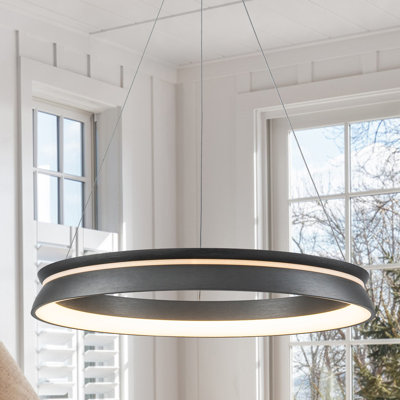 1-Light Dimmable Ring LED Chandelier