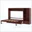Lit escamotable avec compartiments de rangement et tablette réglables en hauteur, cadre de lit mural avec 1 tiroir, lit plateforme pliable multifonctionnel pour chambre à coucher, chambre d'amis-1889956477