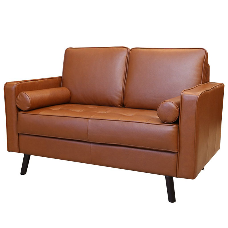 Causeuse en cuir véritable Outen