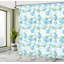 Rideau de douche et crochets de douche étoile de mer ocean shell Roxanna-22028671
