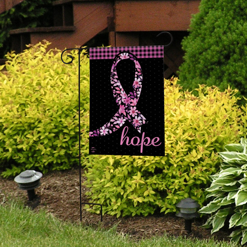 Drapeau de jardin Hope Ribbon