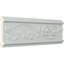 Endurathane Rose Chair Rail, 3 1/4"H x 3/4"P, 94 1/2"L, (9 1/2"Repeat), Factory Primed (2-Pack)