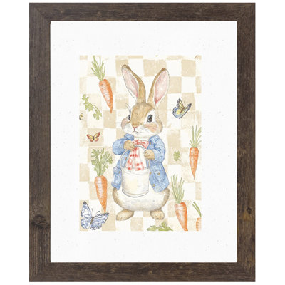 Plaque de lapin de Pâques Peter Cottontail