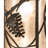 Jalyna Steel Flush Mounted Sconce