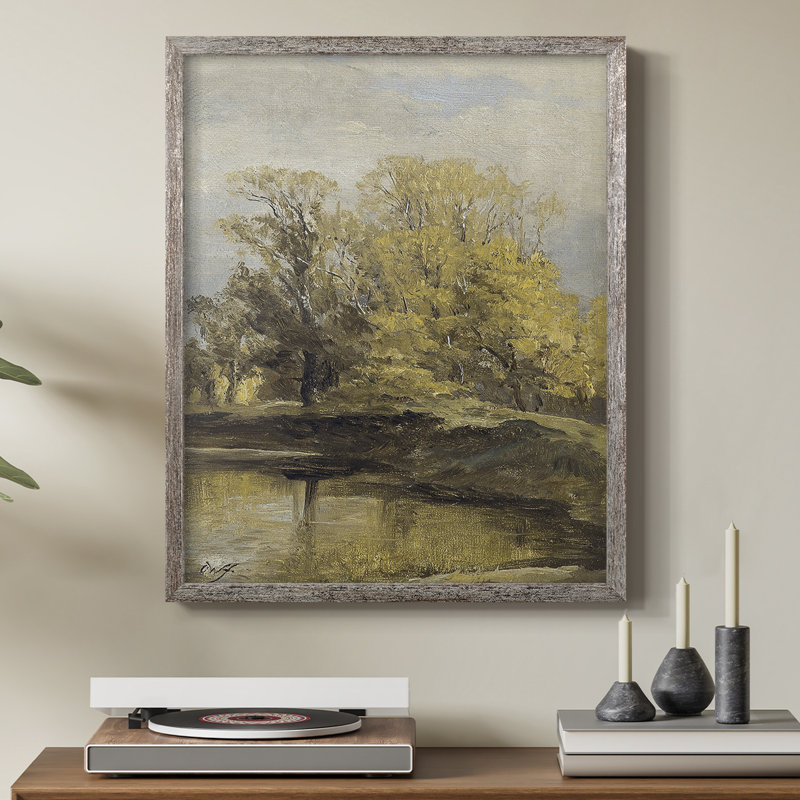 Vintage Landscape CLXXVII Framed Print - Solid Wood