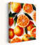 «Vibrant Oranges», art abstrait de fruits tropicaux-129151573
