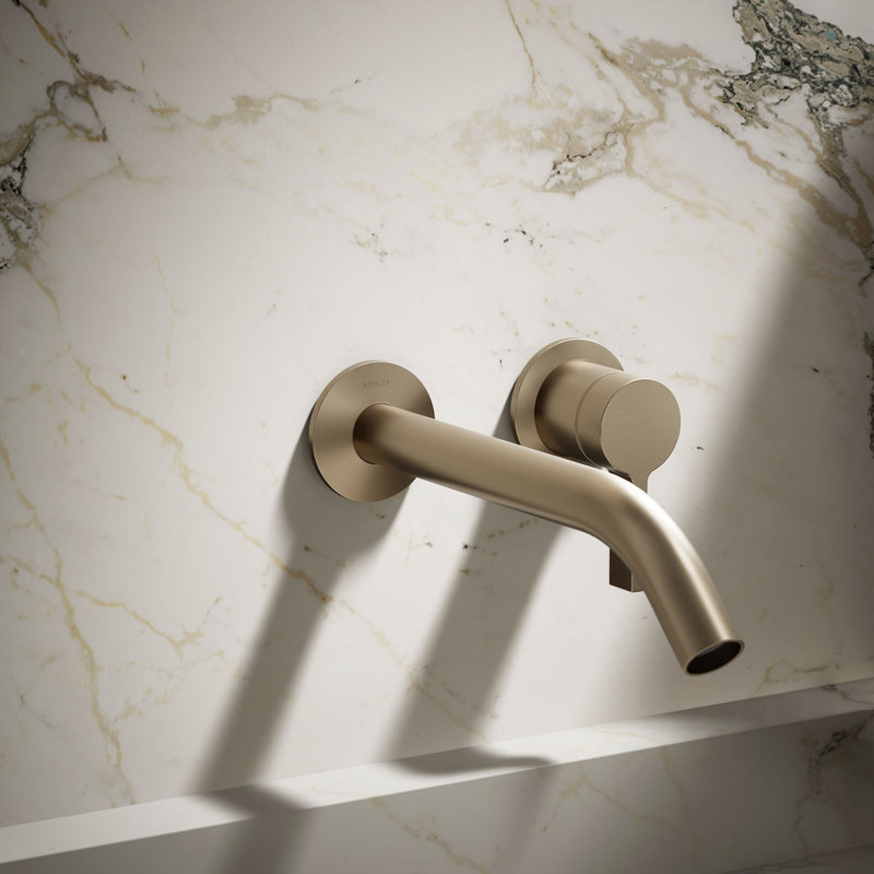 Components Wall-Mount Bathroom Sink Faucet Handle, Bronze