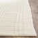 Tibetan Hand Knotted Wool & Silk Pile Geometric Rug