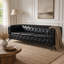Canapé 3 places à coussin carré amovible de 84,06 po de largeur