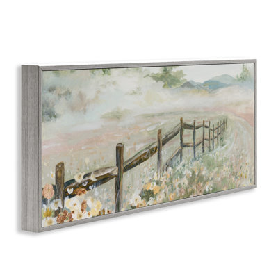 Giclée encadrée de clôture douce avec fleurs, design par Patricia Pinto