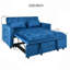 Canapé-lit avec dossier inclinable et coussins-973634787