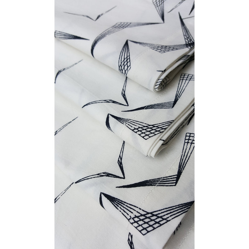 Thaksin Cotton Animals Square, Black