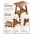 Teak Shower Bench For Inside Shower - 450lbs Capacity Wooden Shower Stool Benches Waterproof For Shaving Legs