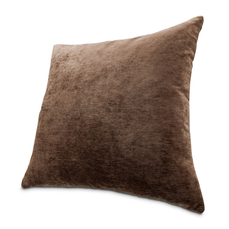 The Smith Square Pillow Cover & Insert, Chocolate