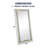 Chappell Beveled Full Length Huge Floor Mirror XL Mirror Large Standing Silver Floor Mirror-21187531