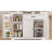 Bayview 33” Stand Kitchen Pantry with 3 Doors, 1 Drawer, Multiple Finish Options-1439400652