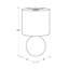 Lillian Ceramic Table Lamp-2137246367