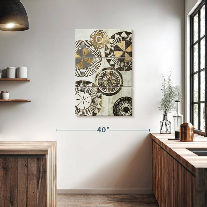 Avery African Rings, 38" H x 24" W