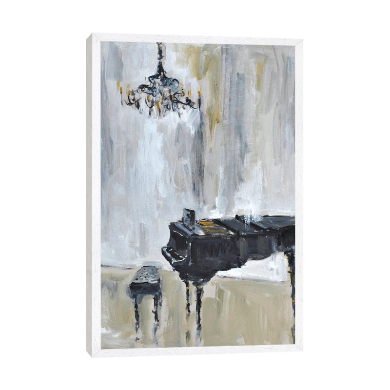 Baby Grand #3 1 Piece Painting on Canvas, 66.04cm H x 45.72cm W x 3.81cm D, White Framed