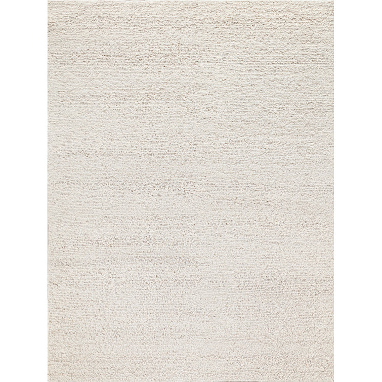 Exquisite Rugs Borelli Handmade Hand Loomed New Zealand Wool Ivory Area Rug