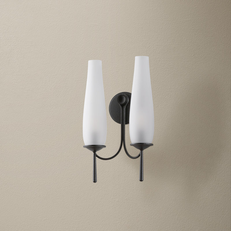 Legacy Wall Sconce by Lauren Liess x Troy, 17.5" H x 10.75" W x 10.75" D, 2 Lights