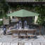 Parasol de patio 11 'en bronze avec inclinaison automatique et relevage à manivelle à Spa Pacifica-1974771721-1974771734