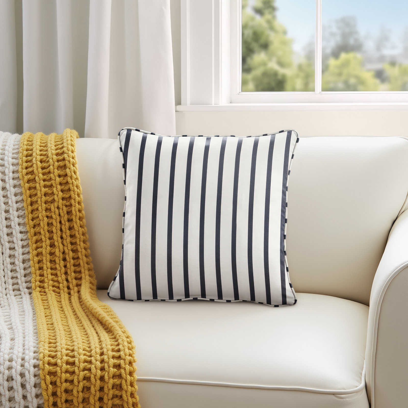 Lidia Throw Pillow, 20" H x 20" W x 6" D