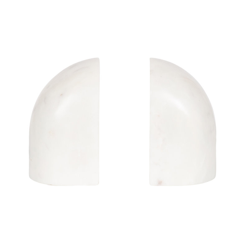 Brookhart Two-Piece Marble Bookend Set