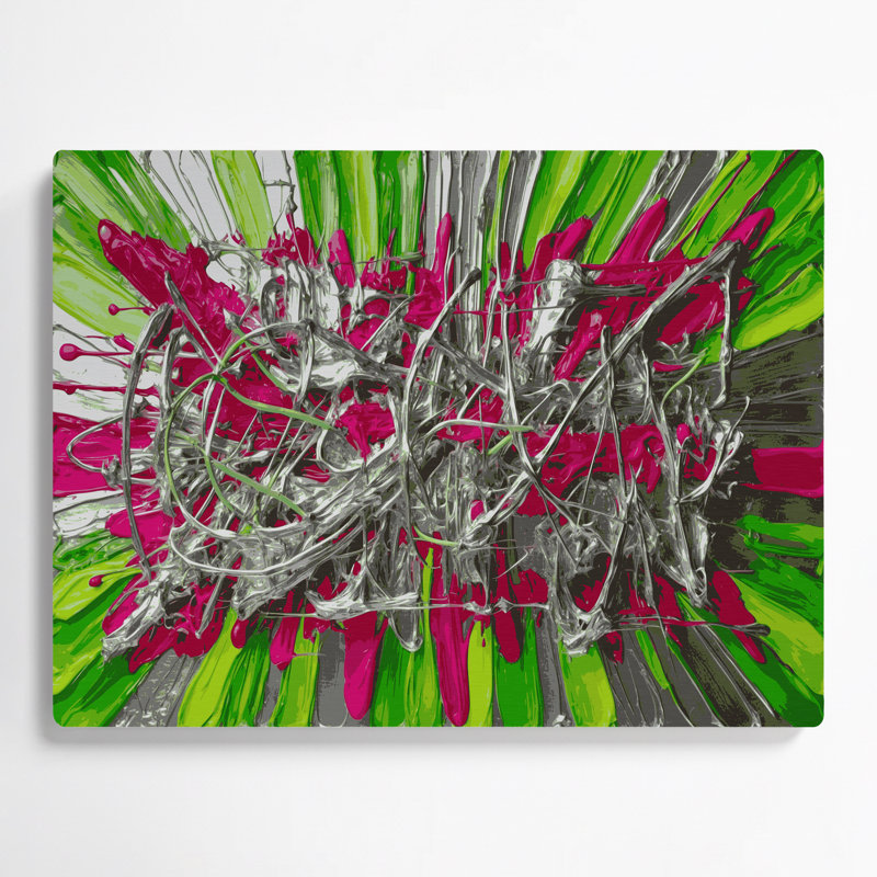 Art mural en métal Neo Expressionism 30, H 8 po x l 10 po
