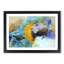 Macaw Parrot in Abstract - Picture Frame Painting Print-55759392-55759394