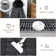 Modern Machine Washable Rug with Rubber Backing for Living Room Non-Slip Dining Room Rug Easy-Cleaning Floor Carpet for Bedroom