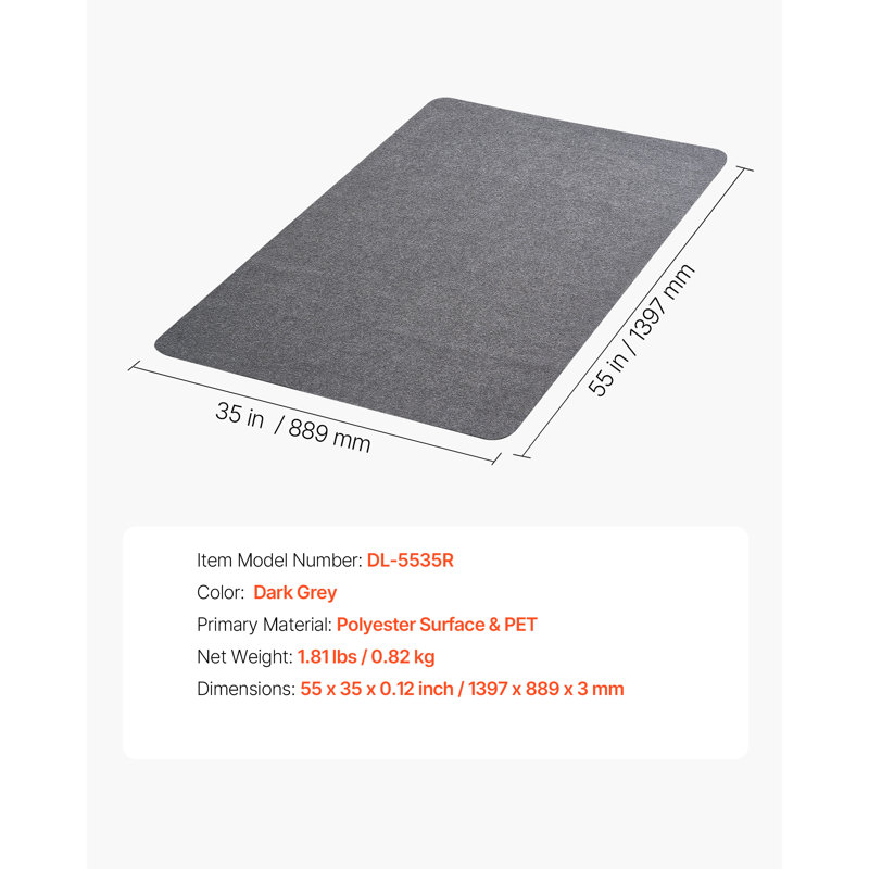 Tapis de chaise 55 po x 35 po