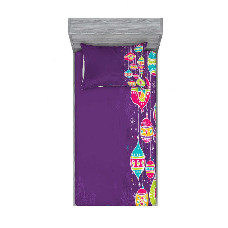 Microfiber Sheet Set, Twin Sheet Set with Fitted Sheet