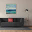 «Teal Wave II» par Silvia Vassileva, art mural sur toile-918513170