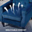 HOMCOM Wingback Accent Chair Armchair High Back-719768512-719768514