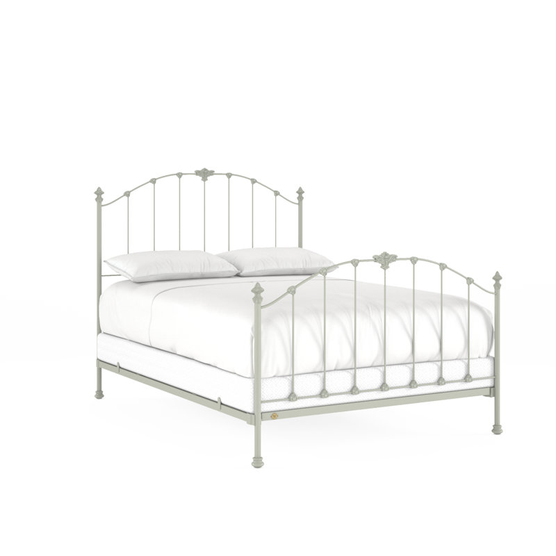 171 Country French Bed | Complete Standard, Sage Green, Queen
