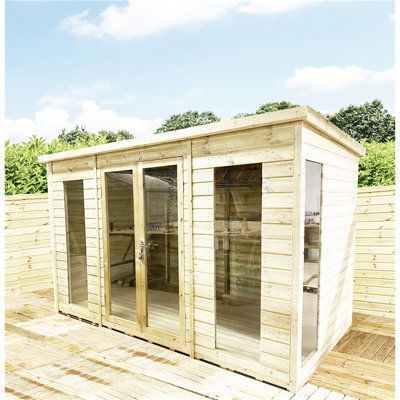 Kevern 12 x 9 Ft. Tongue and Groove Summer House