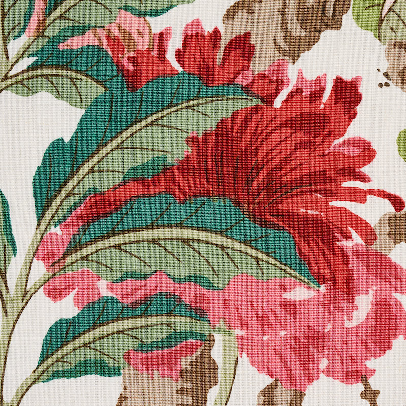 Enchanted Garden Fabric, Fuchsia 