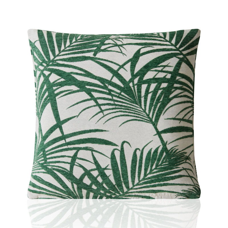 Scylla Camouflage Green Square Throw Cushion, Green