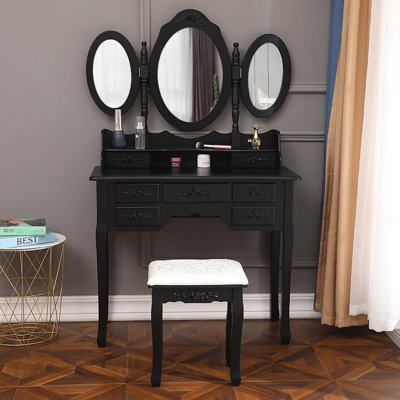 Highview Vanity with Mirror and Seat